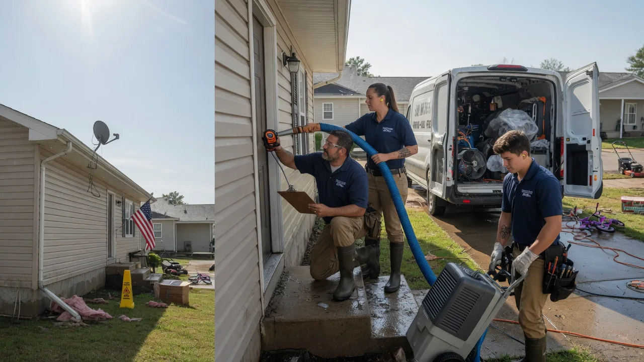 Ceiling Water Damage Restoration in Oxford, WI near me